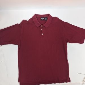 Red docker's Men's XL short sleeve polo [217]